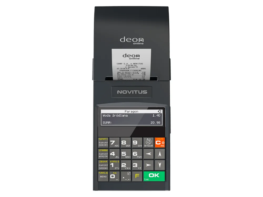 Novitus Deon Online — drukarka fiskalna